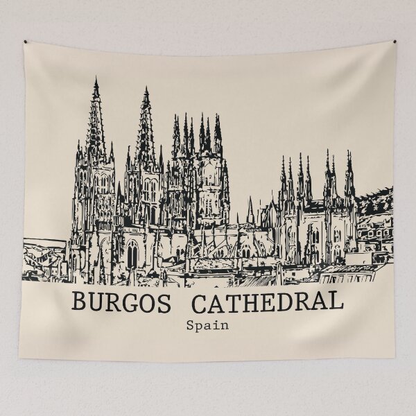 Item preview, Burgos Cathedral - Spain designed and sold by Lakeric Cityscapes.