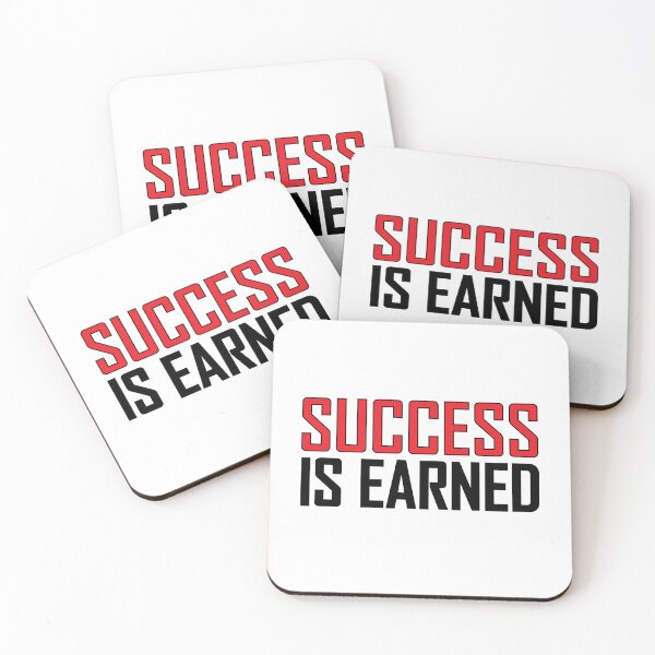 Item preview, success is earned designed and sold by Positive Mindzet!.