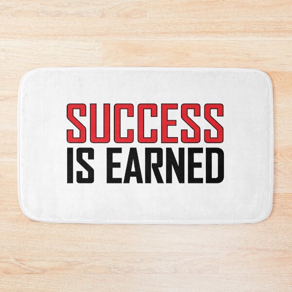 Item preview, success is earned designed and sold by Positive Mindzet!.