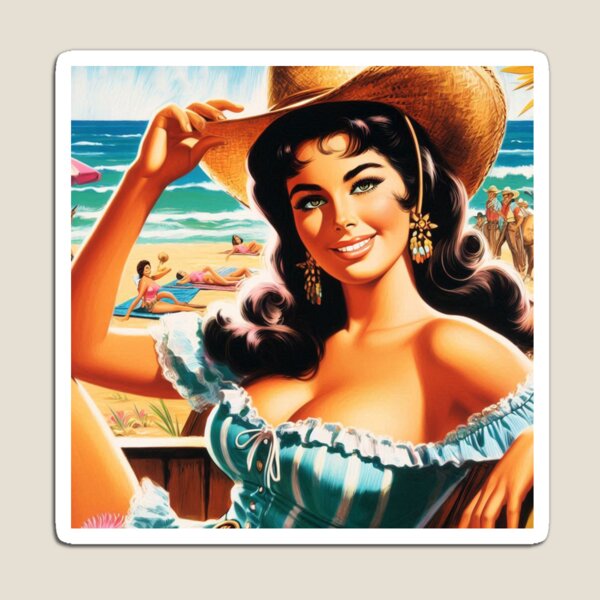 Item preview, Vintage Country Girl designed and sold by PulpVintage.