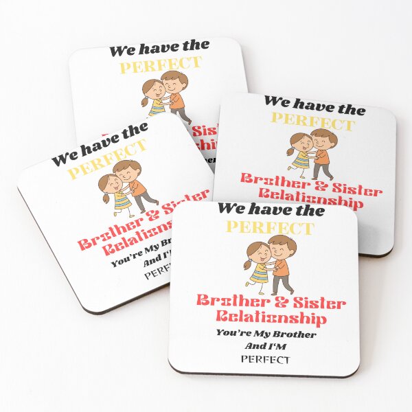 Item preview, Perfect Brother & Sister Hug – Funny Sibling Quote designed and sold by GoldPerl.