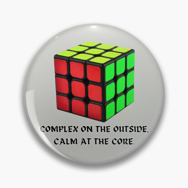 Item preview, "Rubik's Cube - Complex on the Outside, Calm at the Core" designed and sold by AIKNOCKTECK.