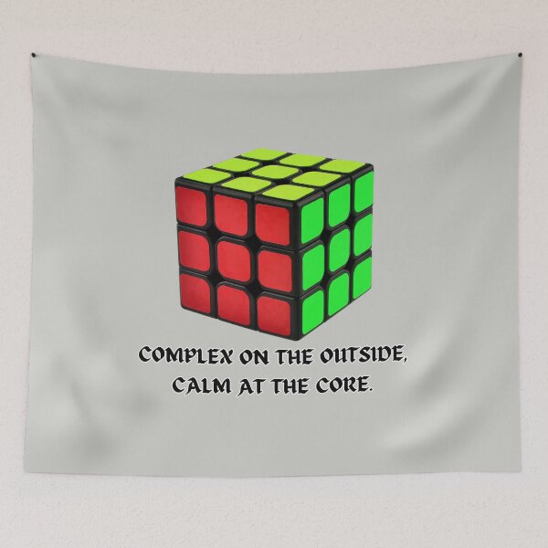 Item preview, "Rubik's Cube - Complex on the Outside, Calm at the Core" designed and sold by AIKNOCKTECK.