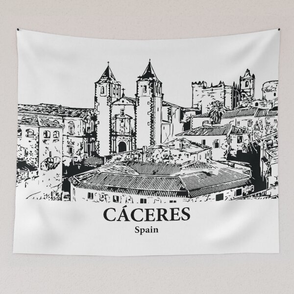 Item preview, Cáceres - Spain designed and sold by Lakeric Cityscapes.