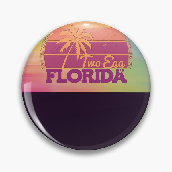 Item preview, Two Egg Florida Retro Sunset Local Pride Logo designed and sold by CRHPOD20.