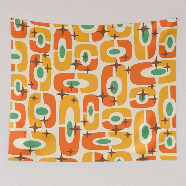 Item preview, Retro Mid Century Modern Atomic Abstract designed and sold by tonymagnerart.