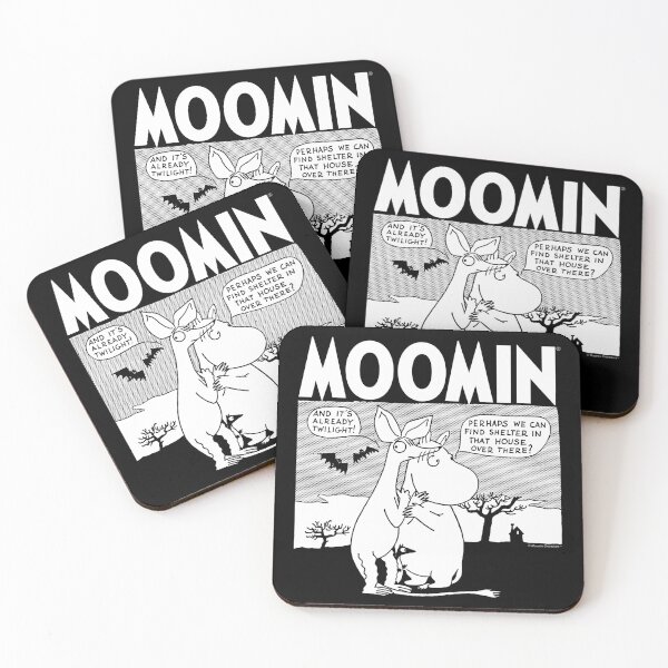 Item preview, Moomin Moomintroll & Sniff Spooky Comic Strip designed and sold by MoominStore.