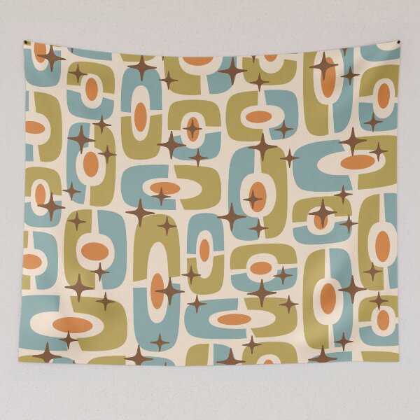 Item preview, Retro Mid Century Modern Atomic Abstract designed and sold by tonymagnerart.