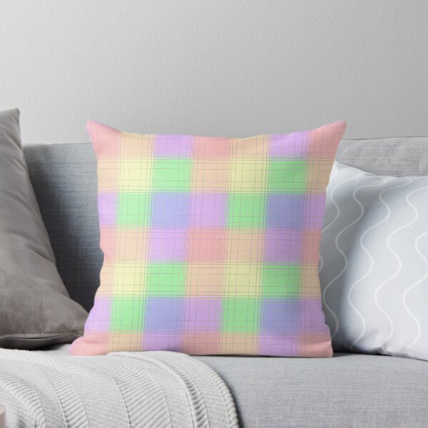 Item preview, Overlapping Plaid: Light Rainbow/Easter designed and sold by SarahJosArt.
