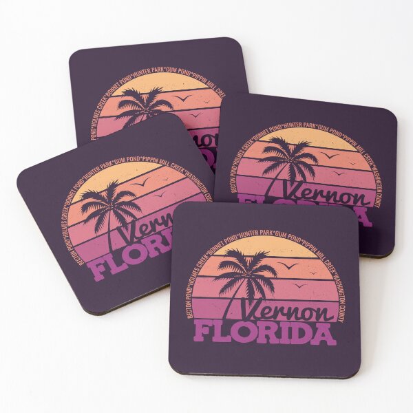 Item preview, Vernon Florida Retro Sunset Local Pride Logo designed and sold by CRHPOD20.