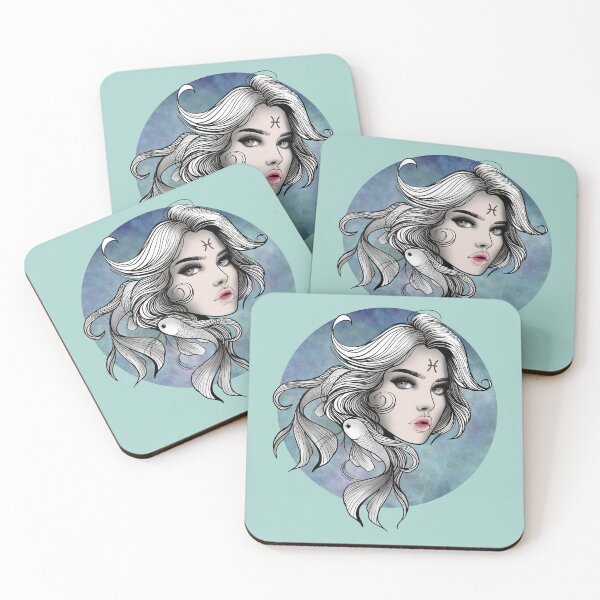Item preview, Marina the Pisces - Soft Aqua designed and sold by MaryAura.