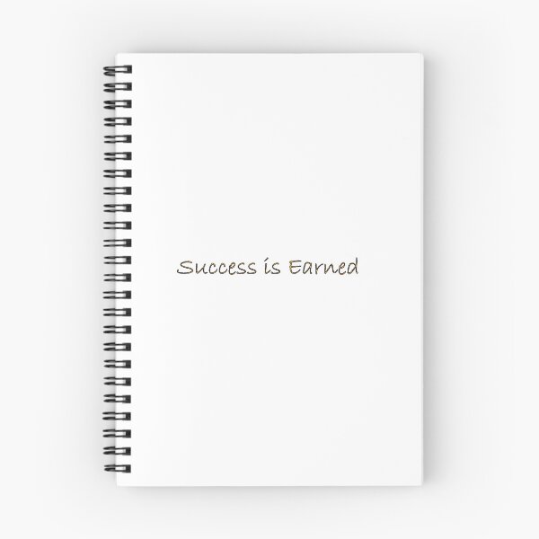 Item preview, success is earned designed and sold by Positive Mindzet!.