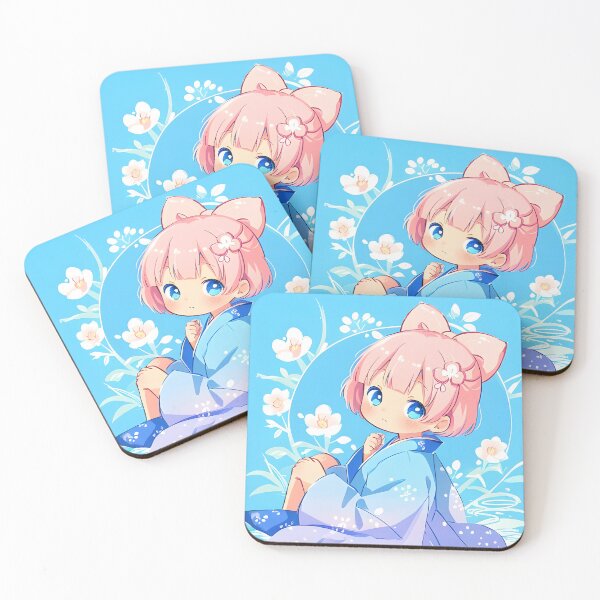 Item preview, Sakura Breeze Kawaii Girl in Kimono designed and sold by Bearabilia.