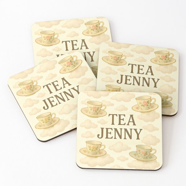 Item preview, Tea Jenny, cups and saucers whimsy. designed and sold by Shoot-The-Moon.