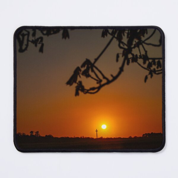 Item preview, Misty Dawn Beneath the Papal Cross – Phoenix Park Sunrise designed and sold by KMNscapes – Ireland Prints & Beyond.