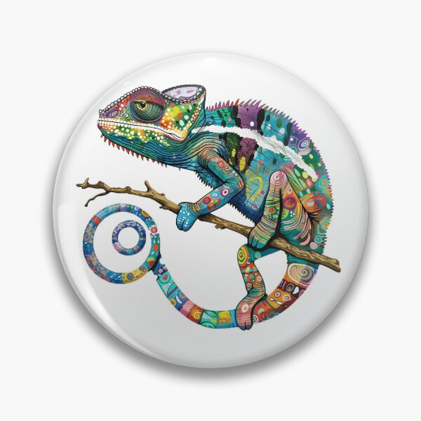 Artikelvorschau, Chamäleon entworfen und verkauft von Stickermagician.