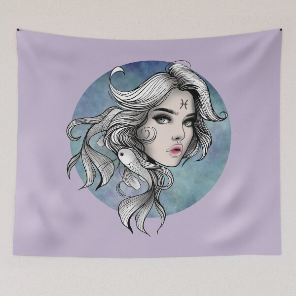 Item preview, Marina the Pisces - Lavender Haze designed and sold by MaryAura.