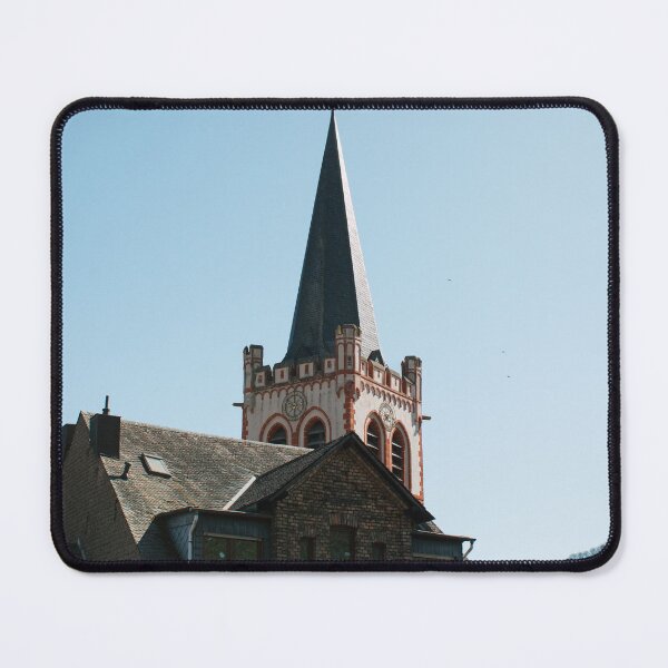 Item preview, Church tower above the roofs of Bacharach designed and sold by rhosbahu.