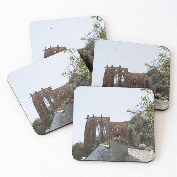 Item preview, Gothic ruins above the roofs of Bacharach designed and sold by rhosbahu.
