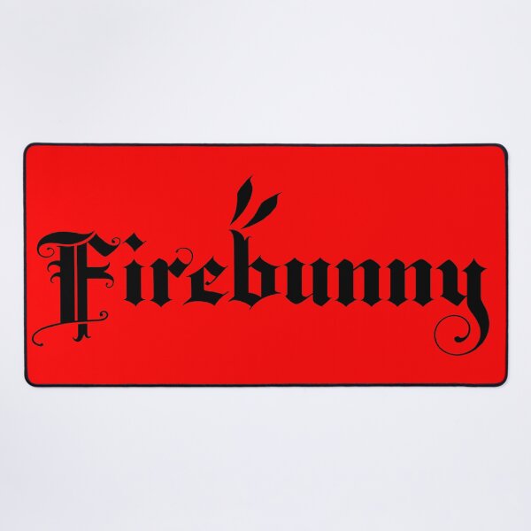Item preview, Firebunny - Old English 1 Black designed and sold by AminalCwackahs.