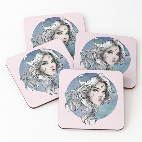 Item preview, Marina the Pisces - Powder Blush designed and sold by MaryAura.