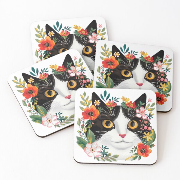 Item preview, Cute cartoon kitten designed and sold by Stickermagician.