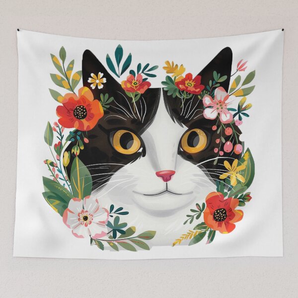 Item preview, Cute cartoon kitten designed and sold by Stickermagician.