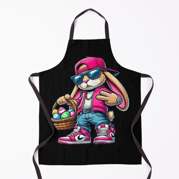 Item preview, Cool Easter Bunny in Streetwear with Basket of Eggs designed and sold by Aredbox.