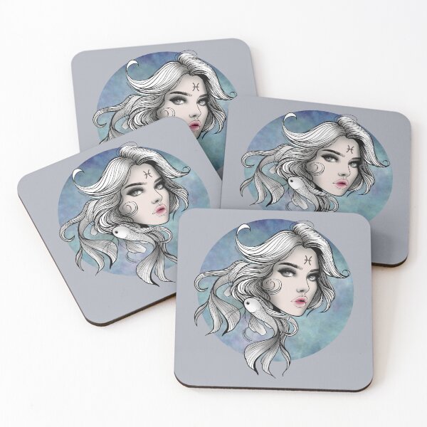 Item preview, Marina the Pisces - Moonlit Gray  designed and sold by MaryAura.