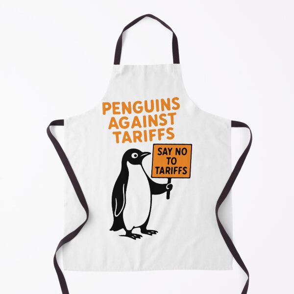 Item preview, Penguins Against Tariffs, Funny Anti Trump, Subtle FDT, Resistance, Anti-MAGA Protest, Heard Island  designed and sold by toongstudio.