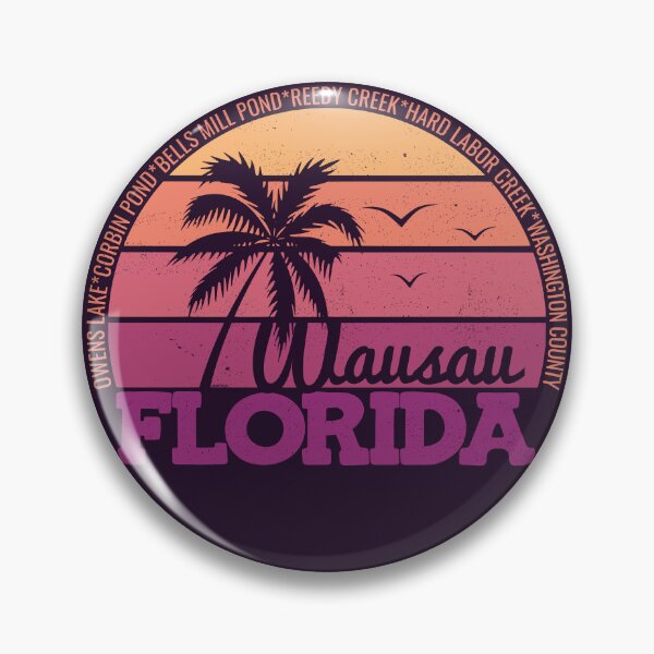 Item preview, Wausau Florida Retro Sunset Local Pride Logo designed and sold by CRHPOD20.