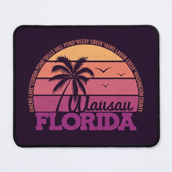 Item preview, Wausau Florida Retro Sunset Local Pride Logo designed and sold by CRHPOD20.