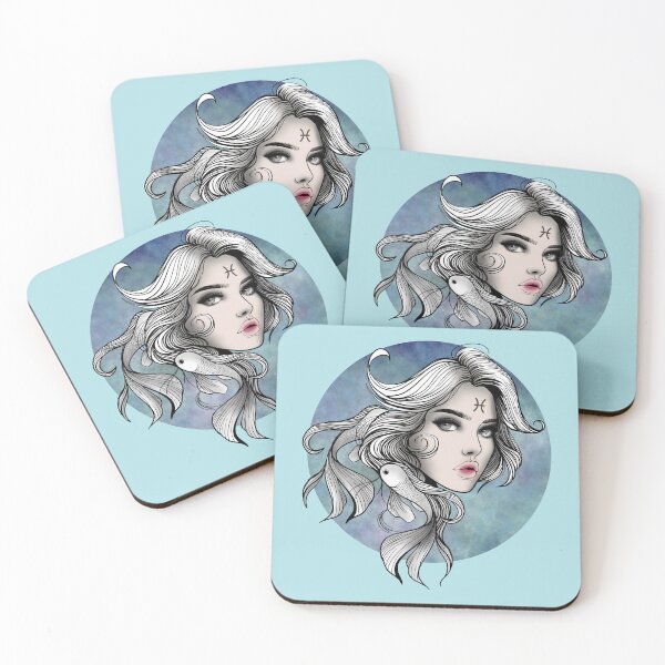 Item preview, Marina the Pisces - Powder Blue designed and sold by MaryAura.