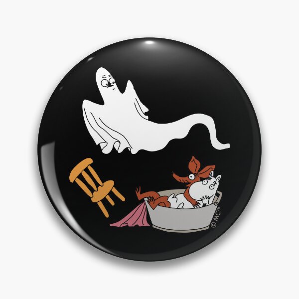 Item preview, Moomin Moomintroll & Sniff Scared By Spooky Ghost designed and sold by MoominStore.