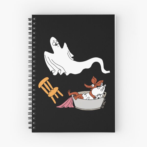 Item preview, Moomin Moomintroll & Sniff Scared By Spooky Ghost designed and sold by MoominStore.