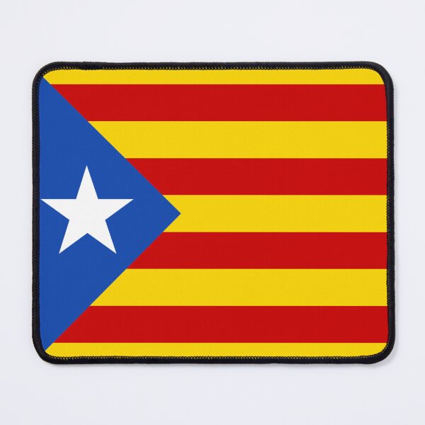 Item preview, The Blue Estelada Of The Independist Flag Of Catalonia designed and sold by Beluga Cat.