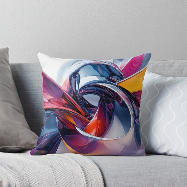 Infinity Pulse Throw Pillow