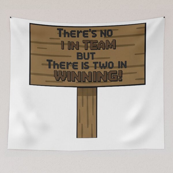 Item preview, There's no I in team, but there is two in WINNING...... designed and sold by MAF_Merch.