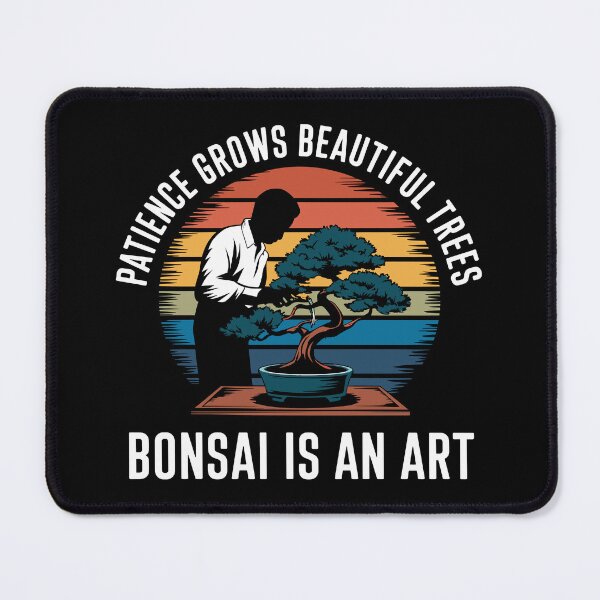 Item preview, Bonsai Tree Sunset Art – Patience is Power designed and sold by Taans-Creation.