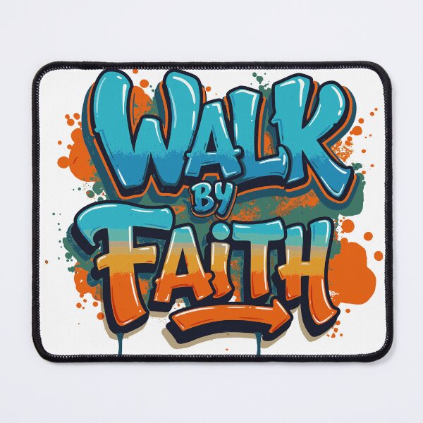Item preview, Walk Faith Graffiti Paint designed and sold by ByKaleido.