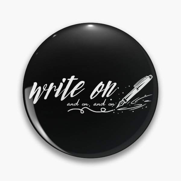 Item preview, Write On and On and On | Writer Motivation | Author Life | Am Writing designed and sold by SunandShade.