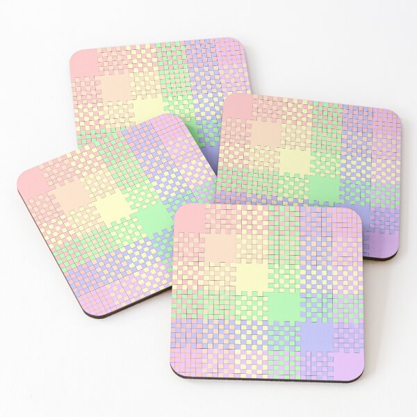 Item preview, Woven Plaid: Light Rainbow/Easter designed and sold by SarahJosArt.