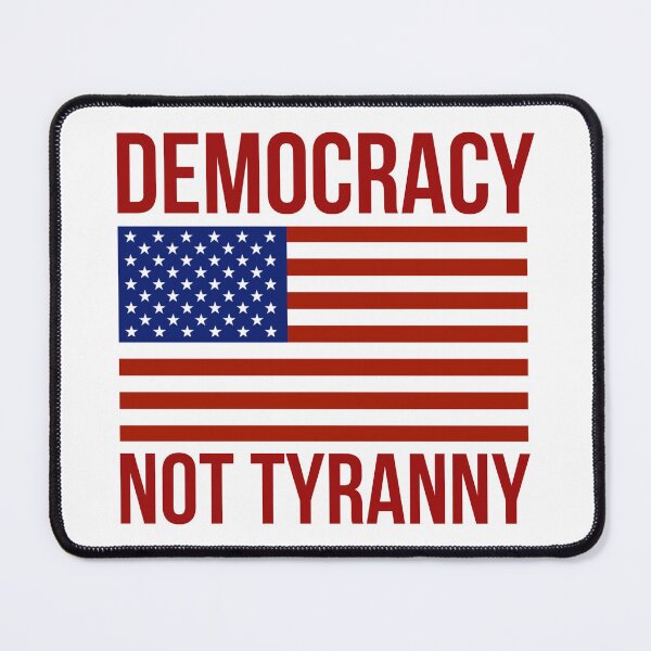 Item preview, Democracy not tyranny designed and sold by Rachel the Artist .