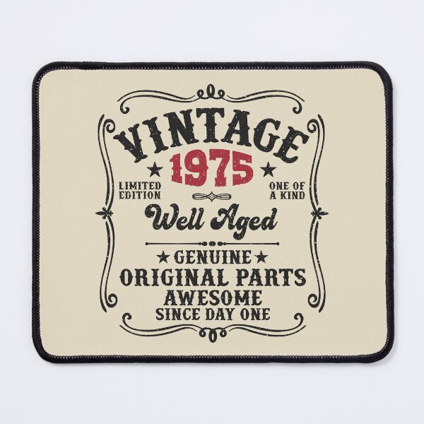 Item preview, 50th Birthday Vintage 1975 Well Aged 50 Awesome Years designed and sold by eclecTEEq.
