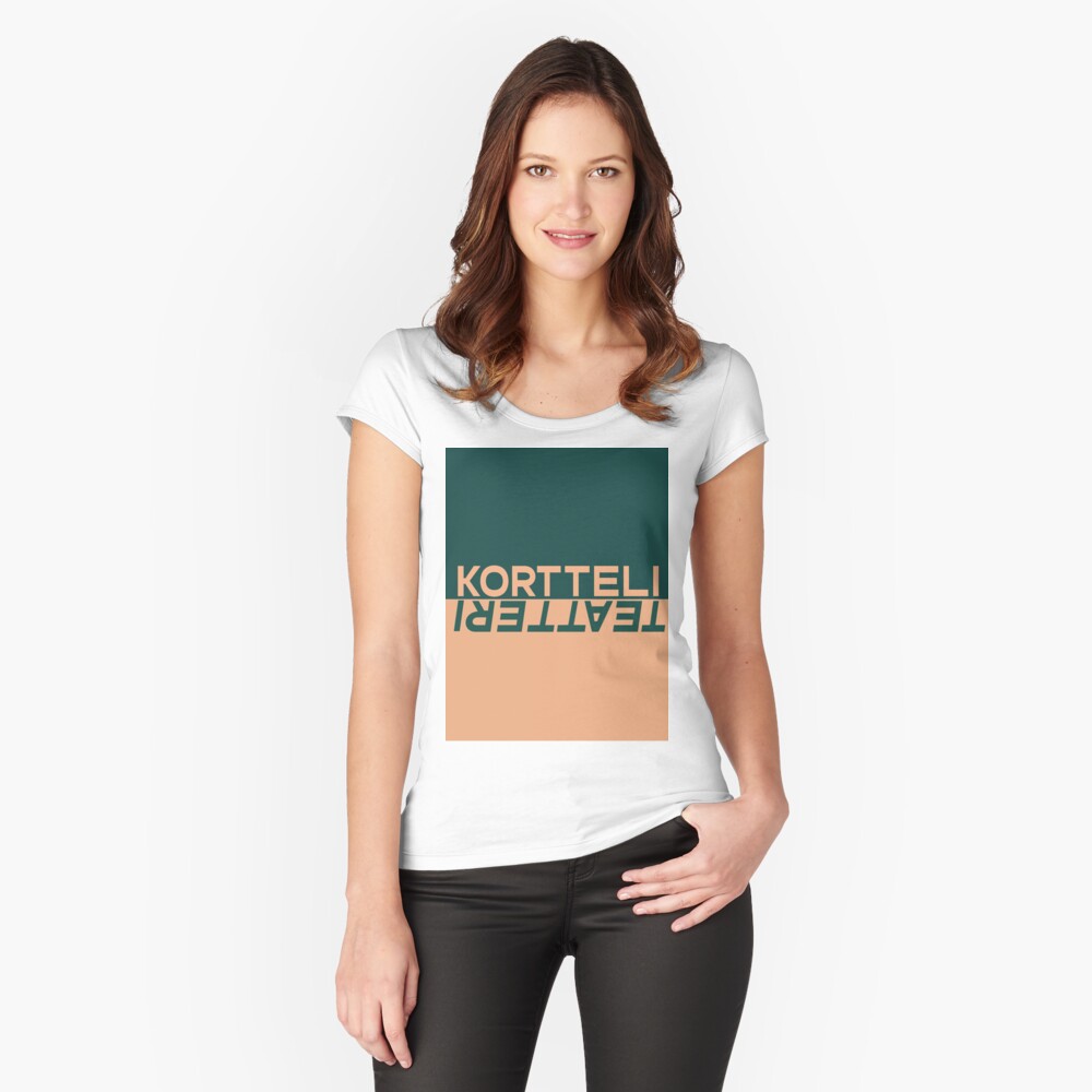 Item preview, Fitted Scoop T-Shirt designed and sold by Teatteri00660.