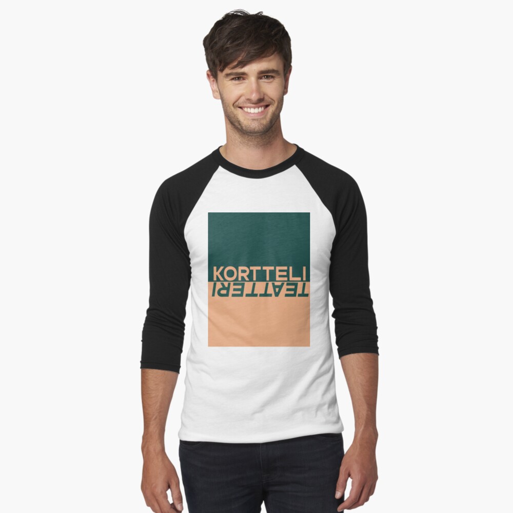 Item preview, Baseball ¾ Sleeve T-Shirt designed and sold by Teatteri00660.