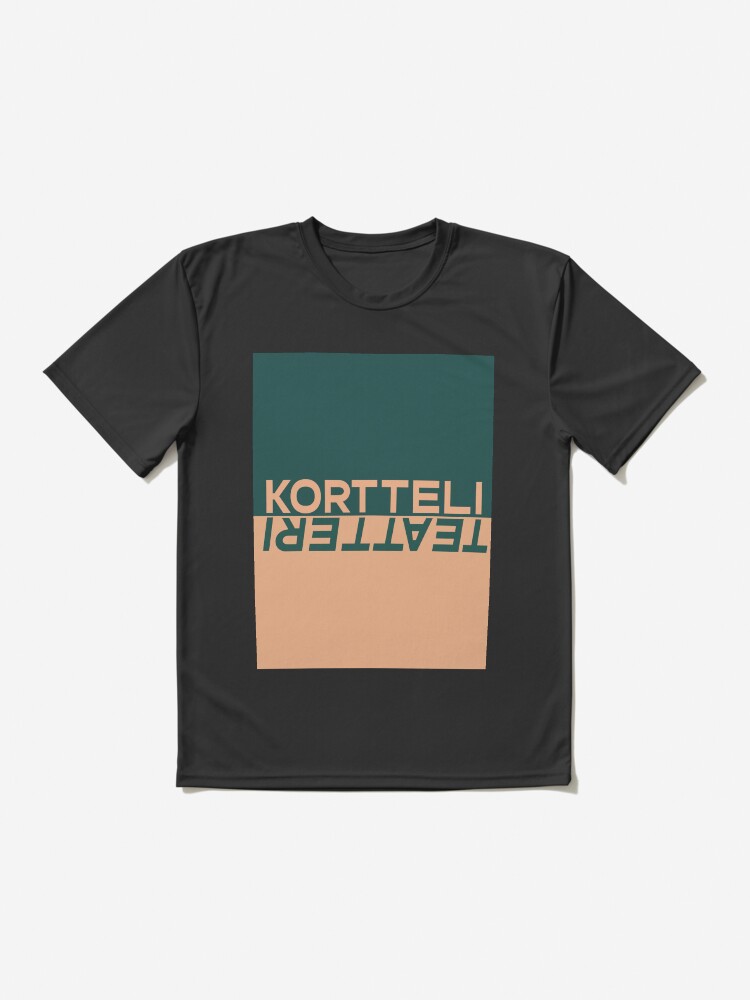 Thumbnail 2 of 7, Active T-Shirt, kortteliteatteri_vaaka_väri_taustalla designed and sold by Teatteri00660.