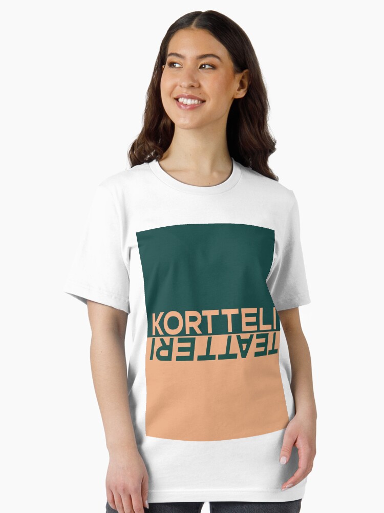Thumbnail 2 of 7, Essential T-Shirt, kortteliteatteri_vaaka_väri_taustalla designed and sold by Teatteri00660.