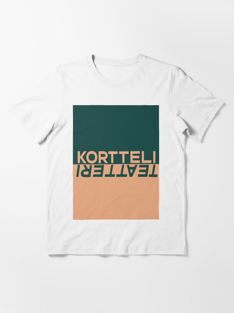 Thumbnail 3 of 7, Essential T-Shirt, kortteliteatteri_vaaka_väri_taustalla designed and sold by Teatteri00660.