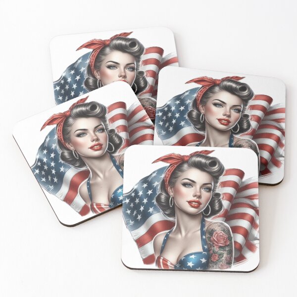 Item preview, "Retro Glamour: Charm and Audacity of Pin-Ups” designed and sold by CHRIST5000.
